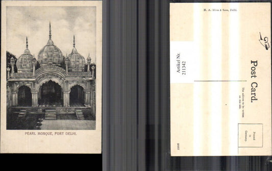211342,Indien Fort Delhi Pearl Mosque