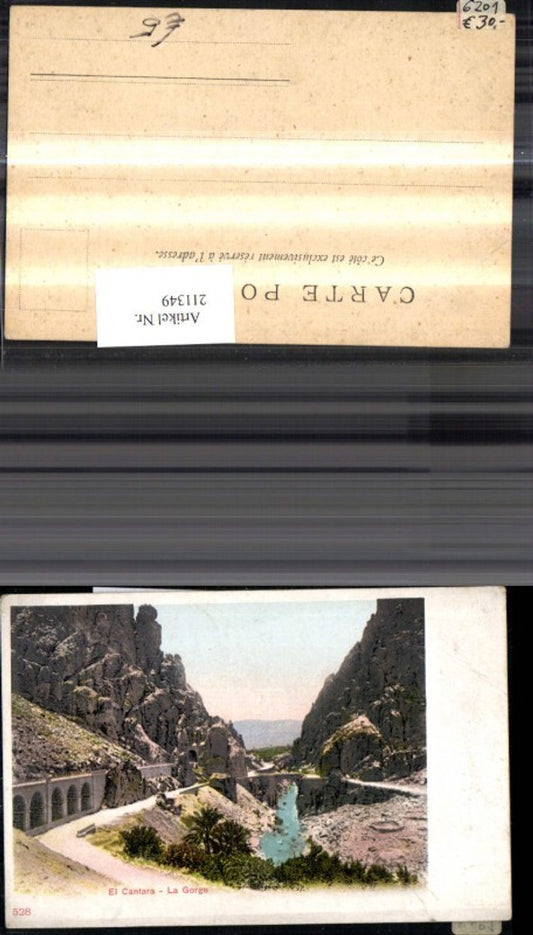 211349,Algerien Biskra El Cantara La Gorge Partie