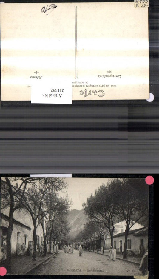 211352,Algerien Kerrata Rue Principale Straßenansicht