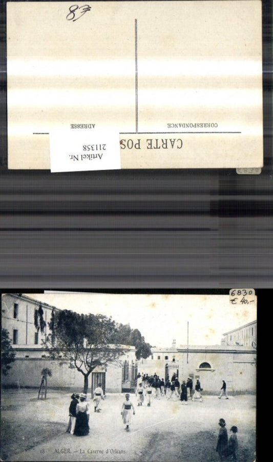211358,Algerien Alger La Caserne d'Orleans Kaserne