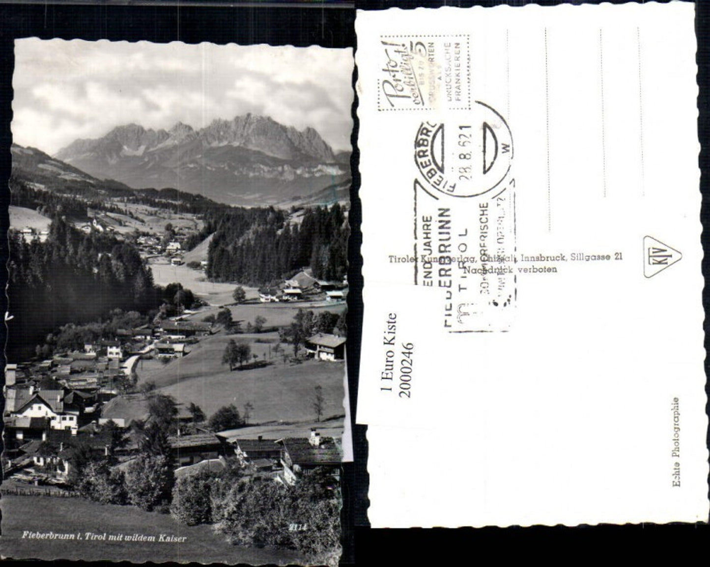 2000246,Fieberbrunn i. Tirol Totale m. wildem Kaiser