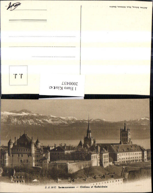 2000437,Lausanne Chateau et Cathedrale Schloss Kirche