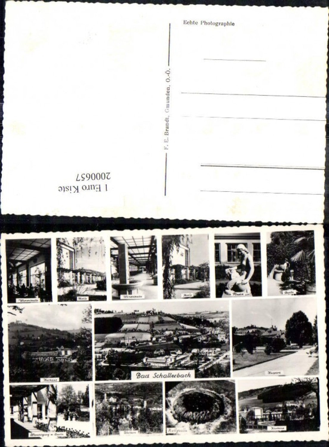 2000657,Bad Schallerbach Mehrbild Ak Kurpark Wallern Heilquelle Wandelhalle