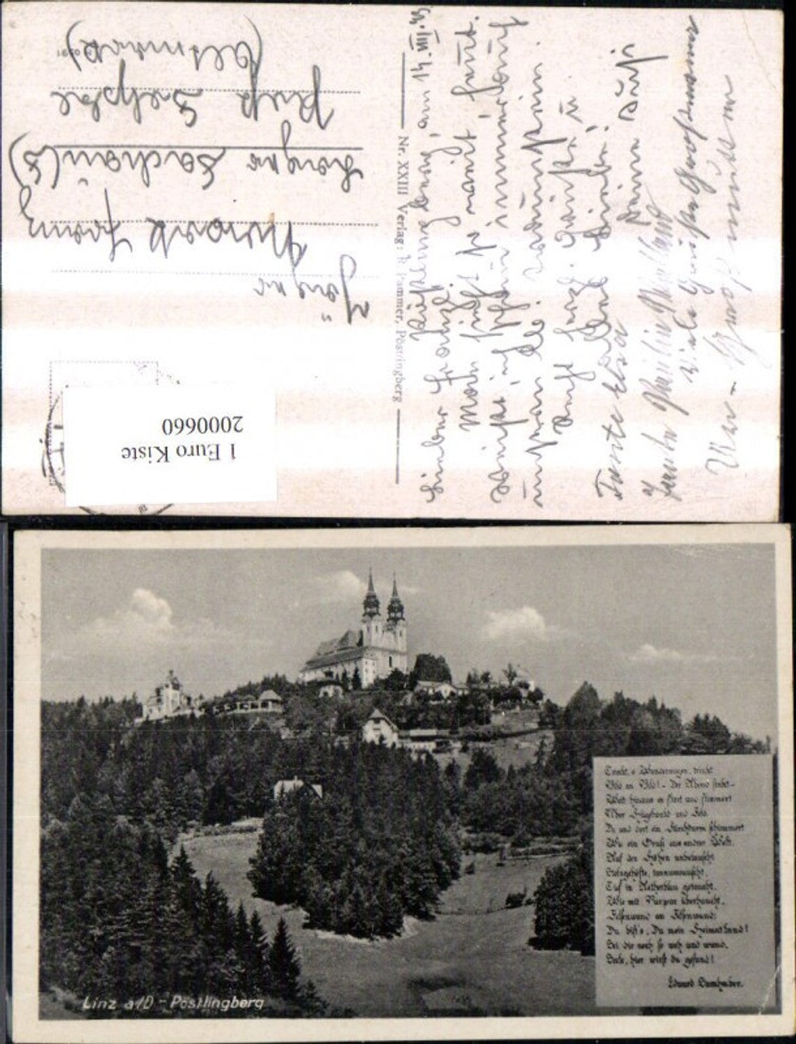 2000660,Linz a. d. Donau Pöstlingberg Spruch Text