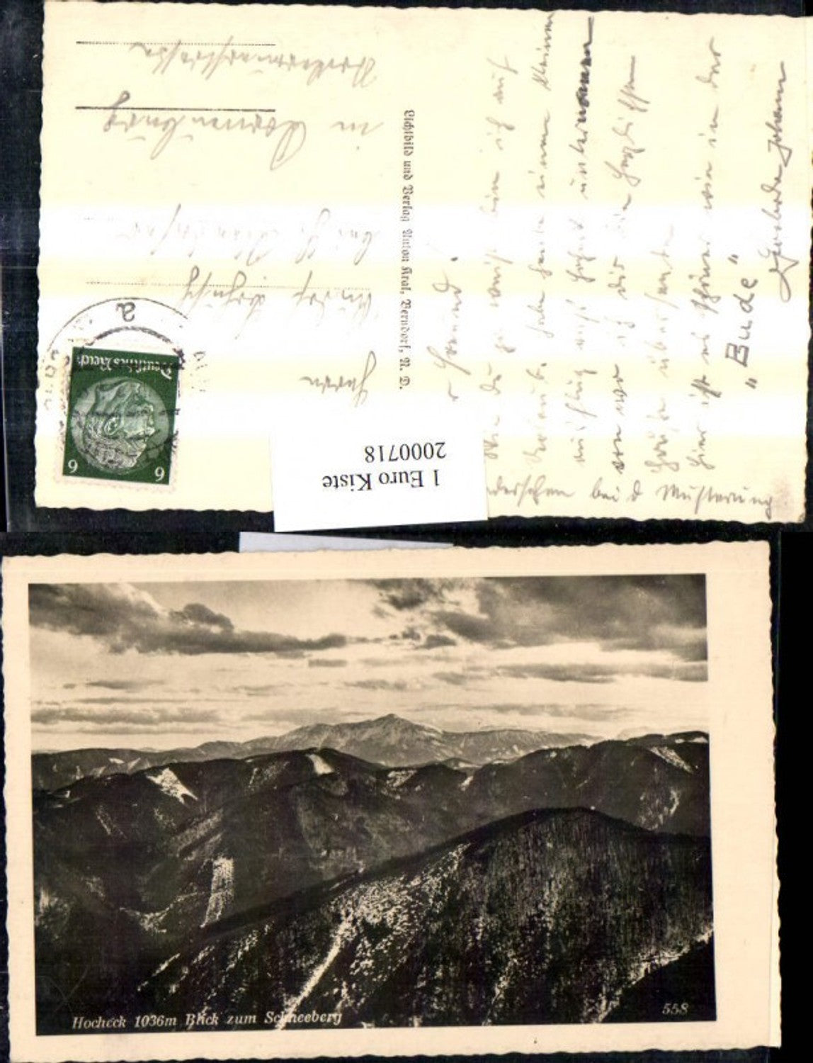 2000718,Hoceck Blick zum Schneeberg