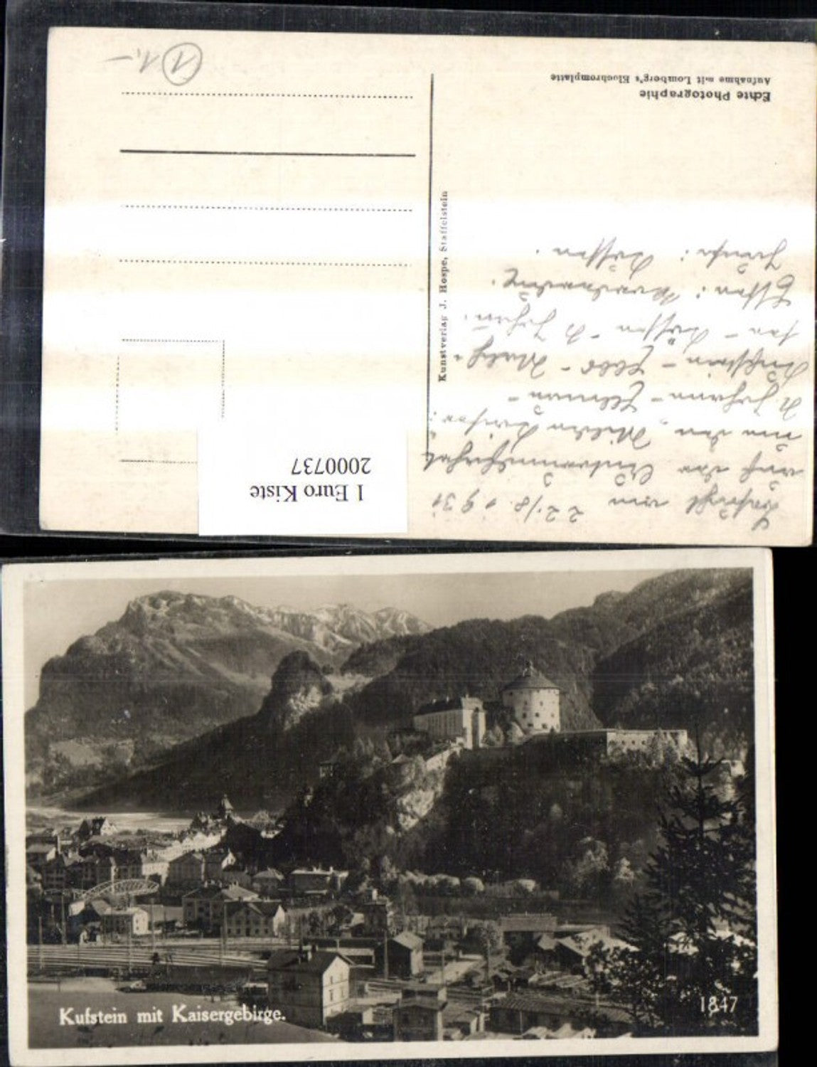 2000737,Kufstein Teilansicht m. Kaisergebirge