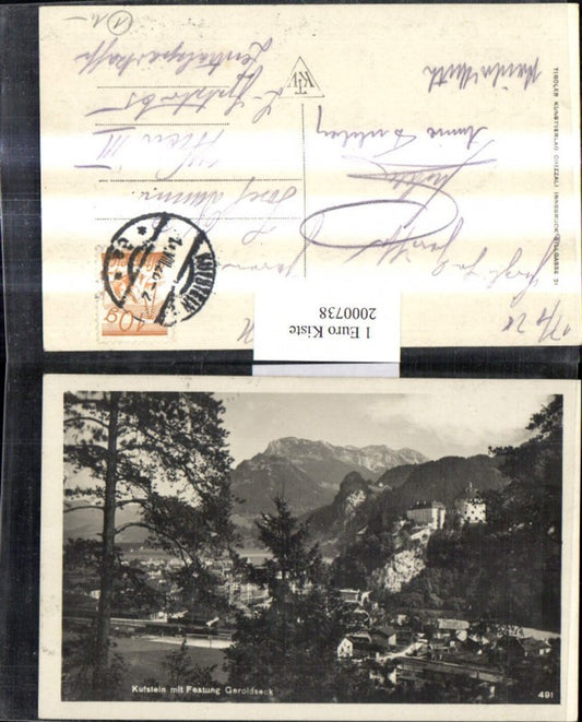 2000738,Kufstein Teilansicht m. d. Festung Geroldseck