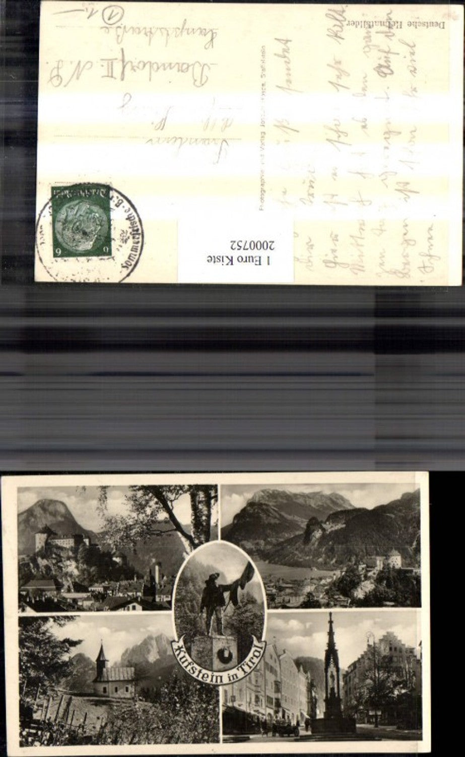 2000752,Kufstein i. Tirol Totale Kirche Festung Straßenansicht Denkmal Mehrbildkarte