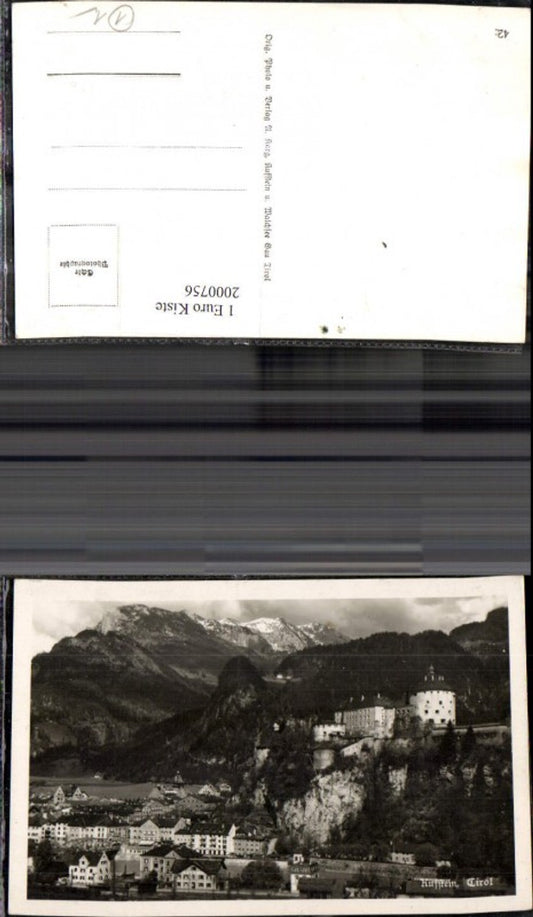 2000756,Kufstein Teilansicht m. Festung