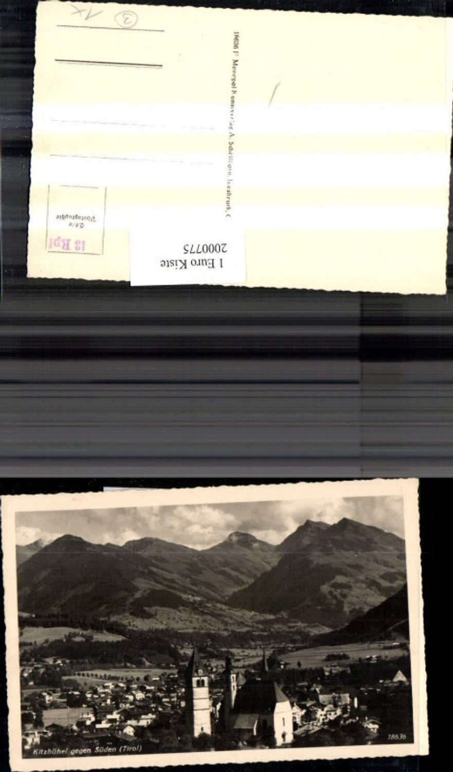 2000775,Kitzbühel Totale geg. Süden Kirche