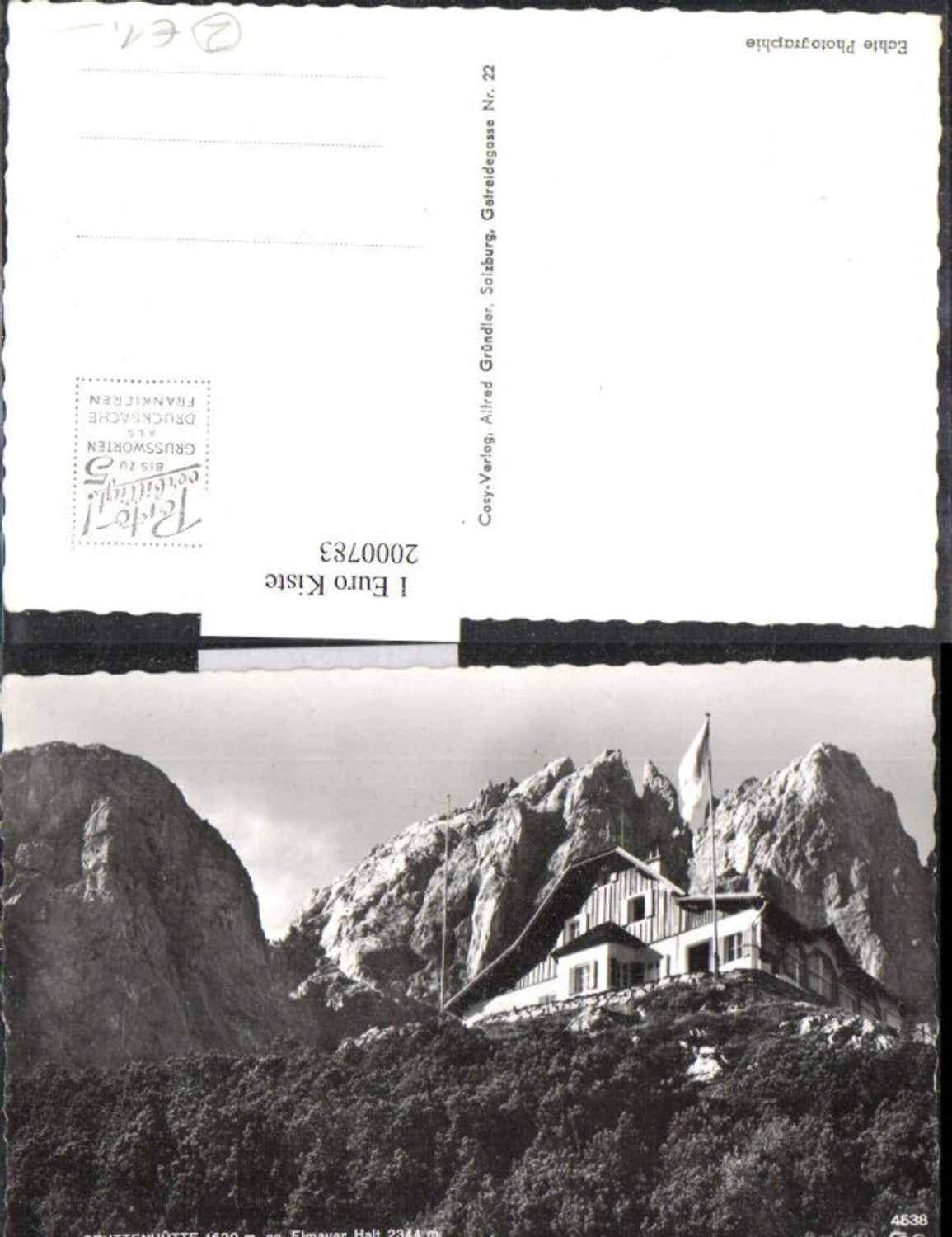 2000785,Gruttenhütte geg. Elmauer Halt