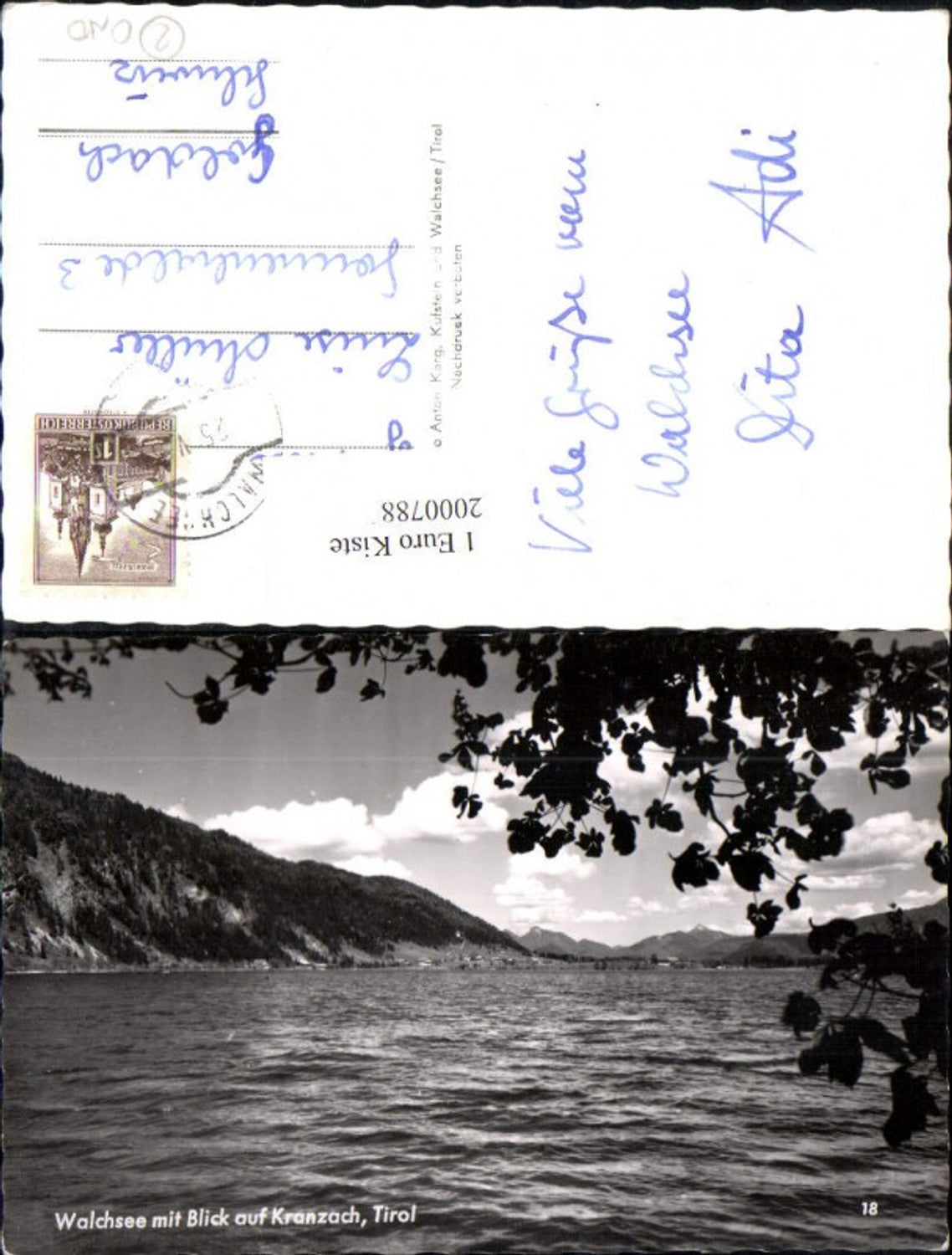 2000788,Walchsee See i. Tirol m. Blick auf Kranzach Partie