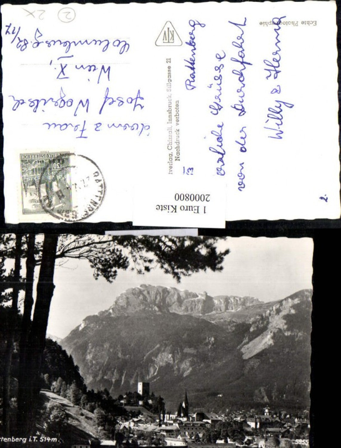 2000800,Rattenberg i. Tirol Teilansicht