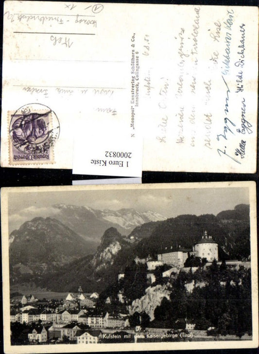 2000832,Kufstein Teilansicht m. d. Kaisergebirge