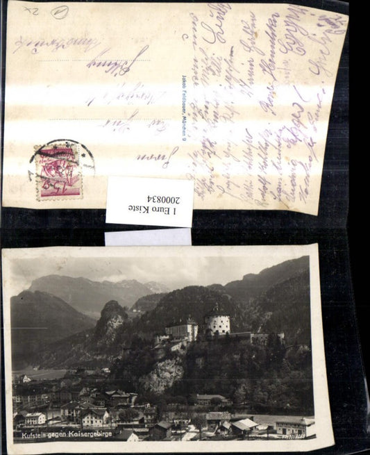 2000834,Kufstein Teilansicht geg. Kaisergebirge u. Festung