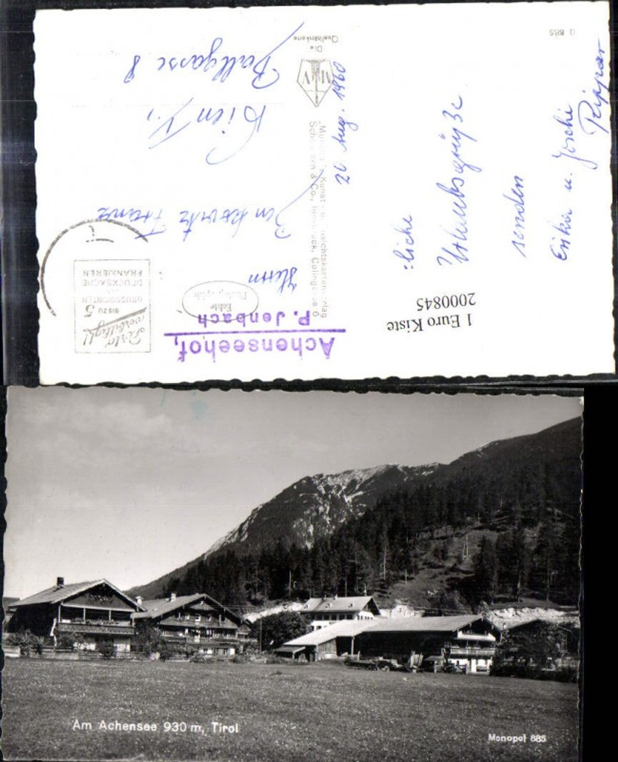 2000845,Am Achensee i. Tirol Teilansicht