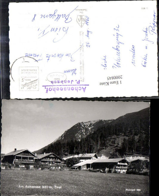 2000845,Am Achensee i. Tirol Teilansicht