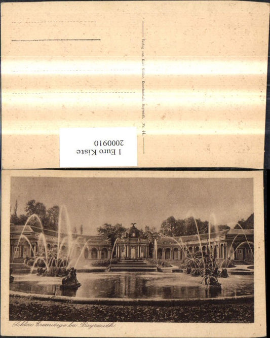 2000910,Schloss Eremitage b. Bayreuth Brunnen