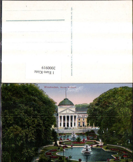 2000919,Wiesbaden Neues Kurhaus Brunnen