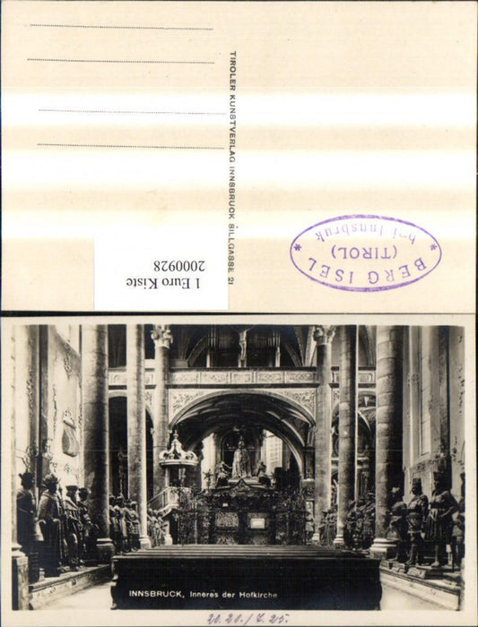 2000928,Innsbruck Hofkirche Kirche Innenansicht
