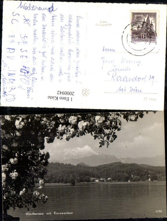 2000942,Wörthersee See m. Karawanken Partie