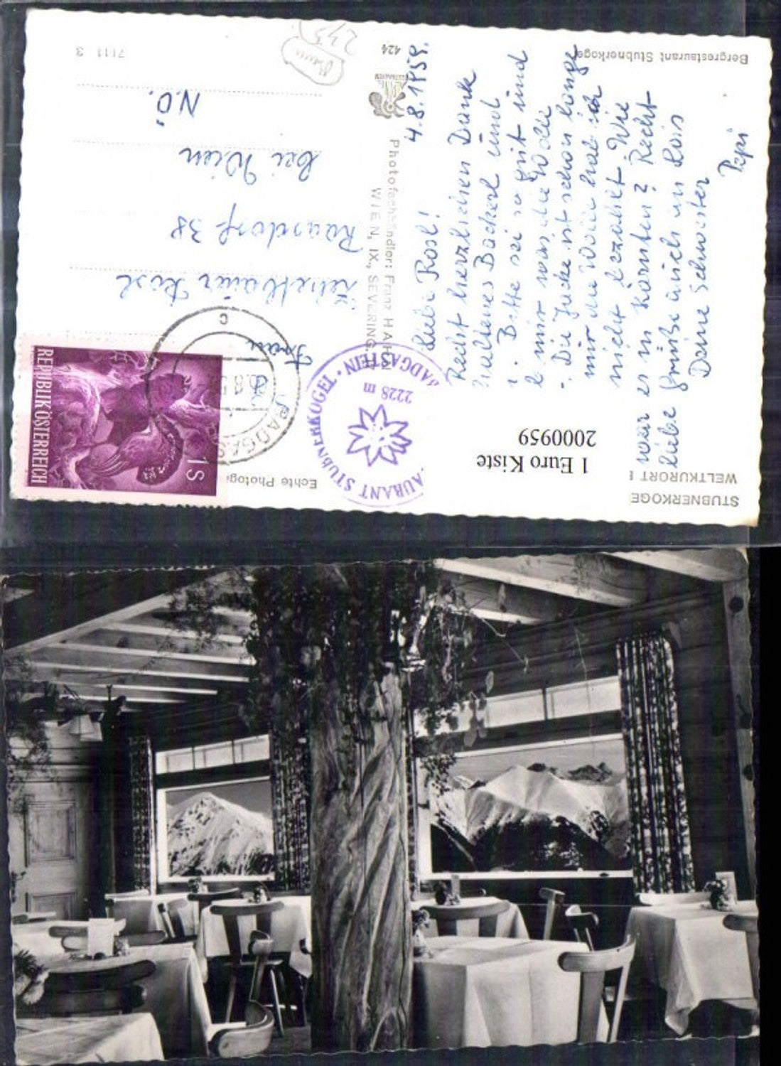 2000959,Badgastein Bergrestaurant Stubnerkogel Innenansicht