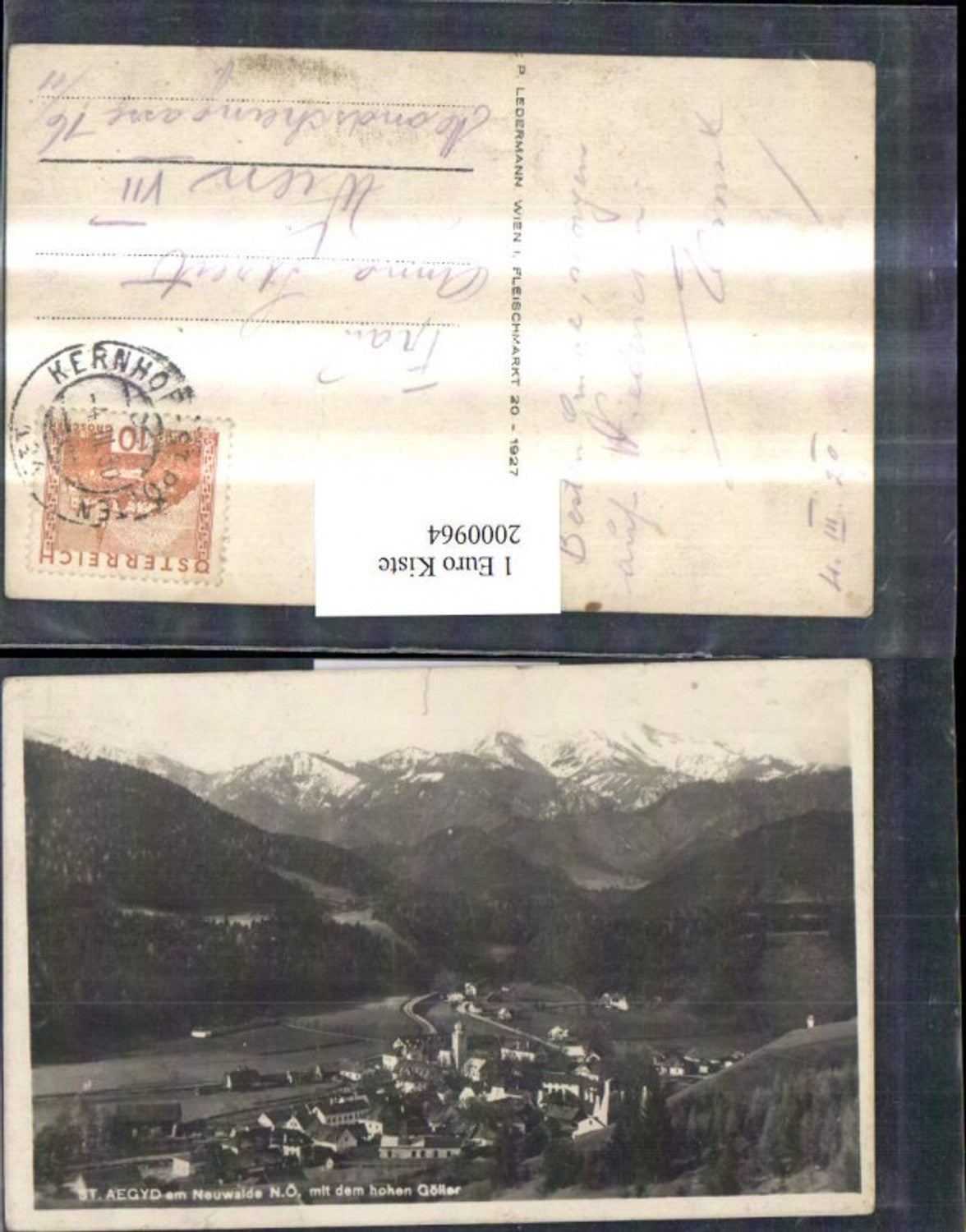 2000964,St Aegyd am Neuwalde Totale m. d. hohen Göller