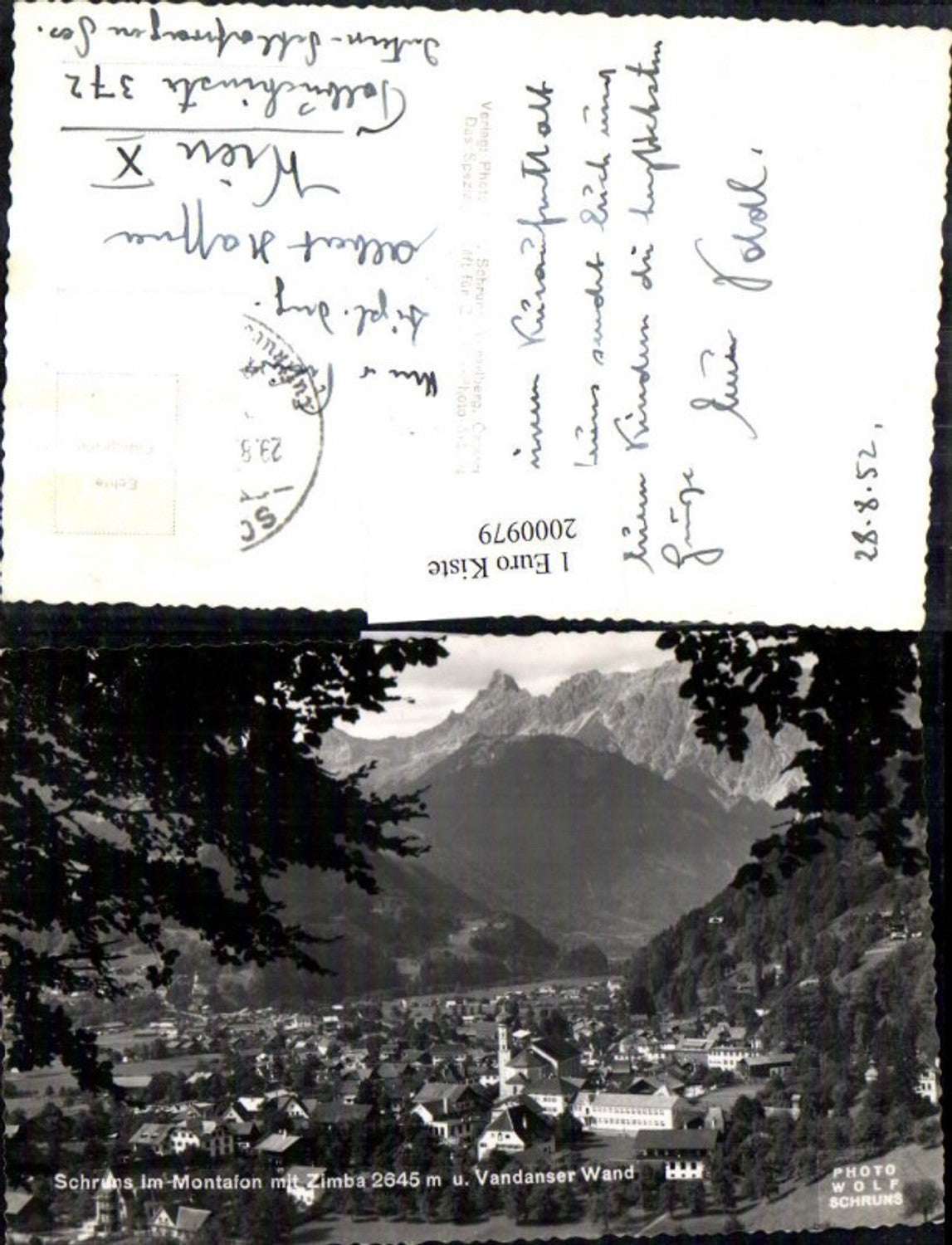 2000979,Schruns Totale im Montafon m. Zimba u. Vandanser Wand