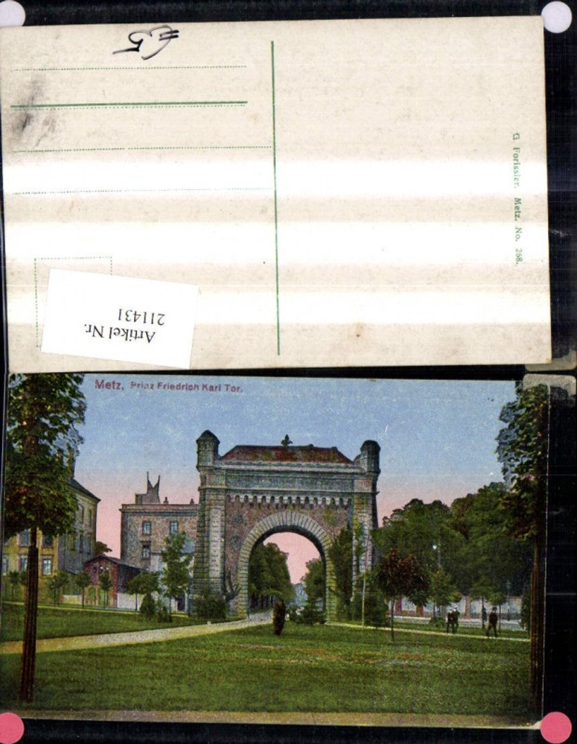 211431,Metz Prinz Friedrich Karl Tor