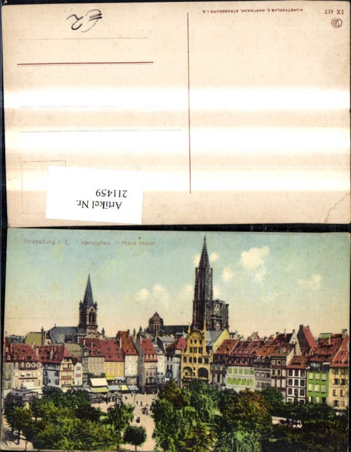 211459,Straßburg Strassburg i. Elsass Kleberplatz Place Kleber
