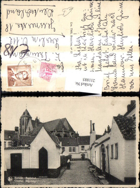 211885,Kortrijk Courtrai Begijnhof Beguinage Kirche