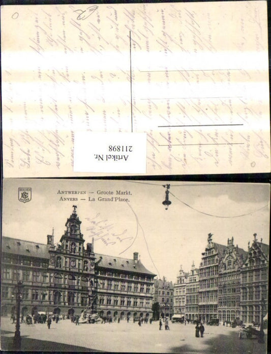 211898,Anvers Antwerpen La Grand Place Ortsansicht