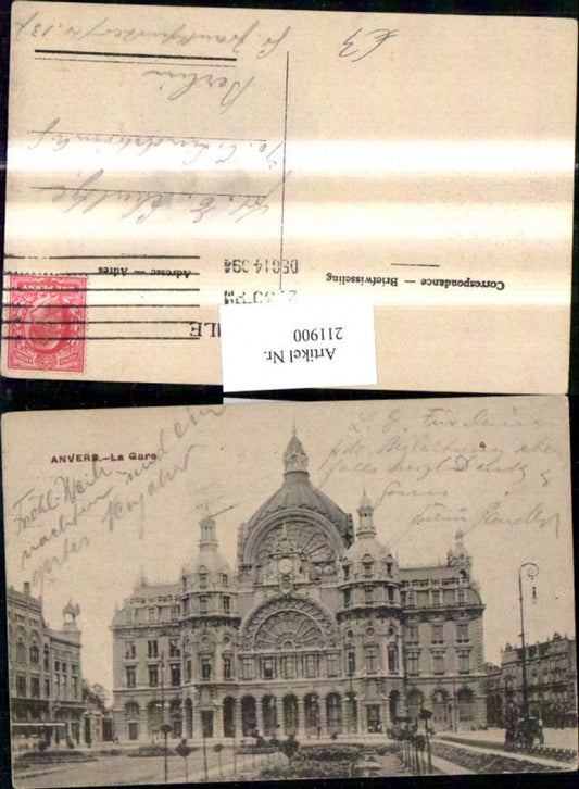 211900,Anvers La Gare Gebäude