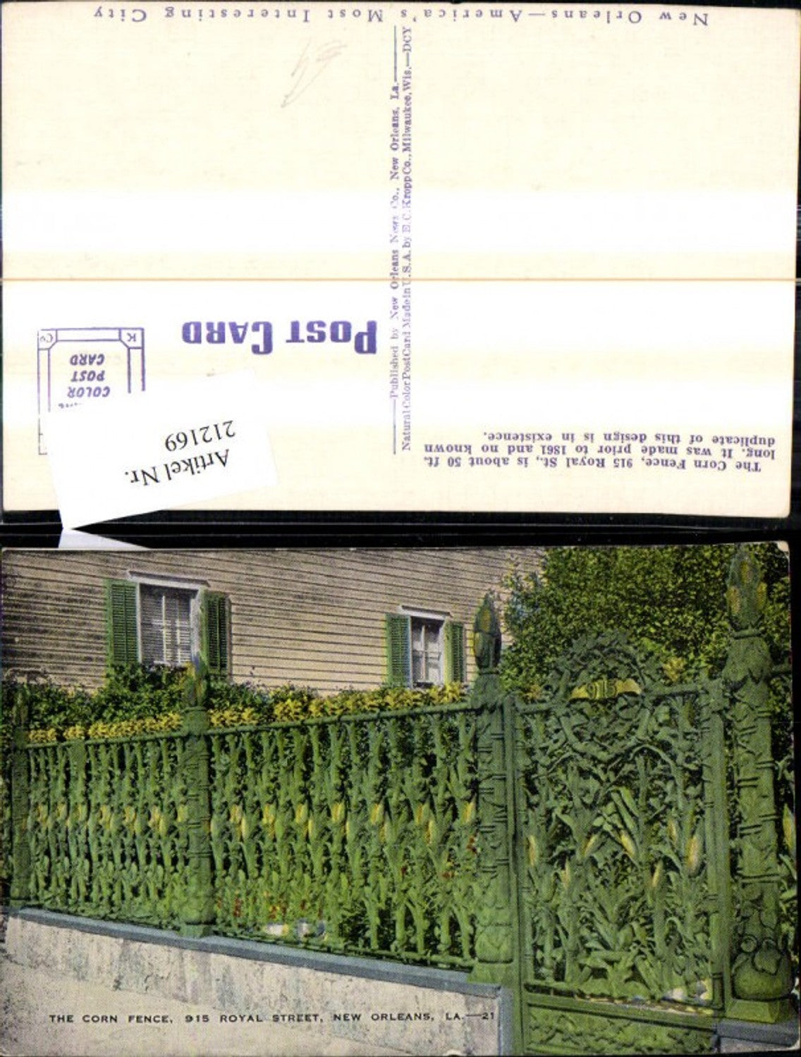 Alte Ansichtskarte – Old Postcard