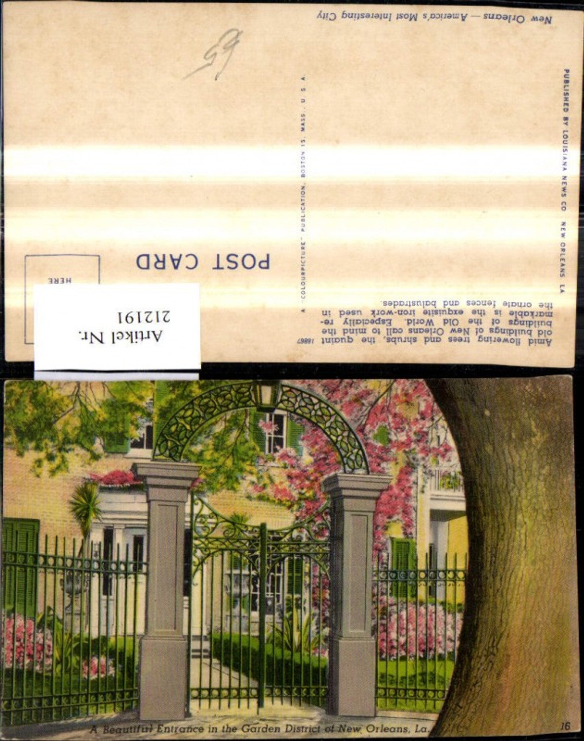 Alte Ansichtskarte – Old Postcard