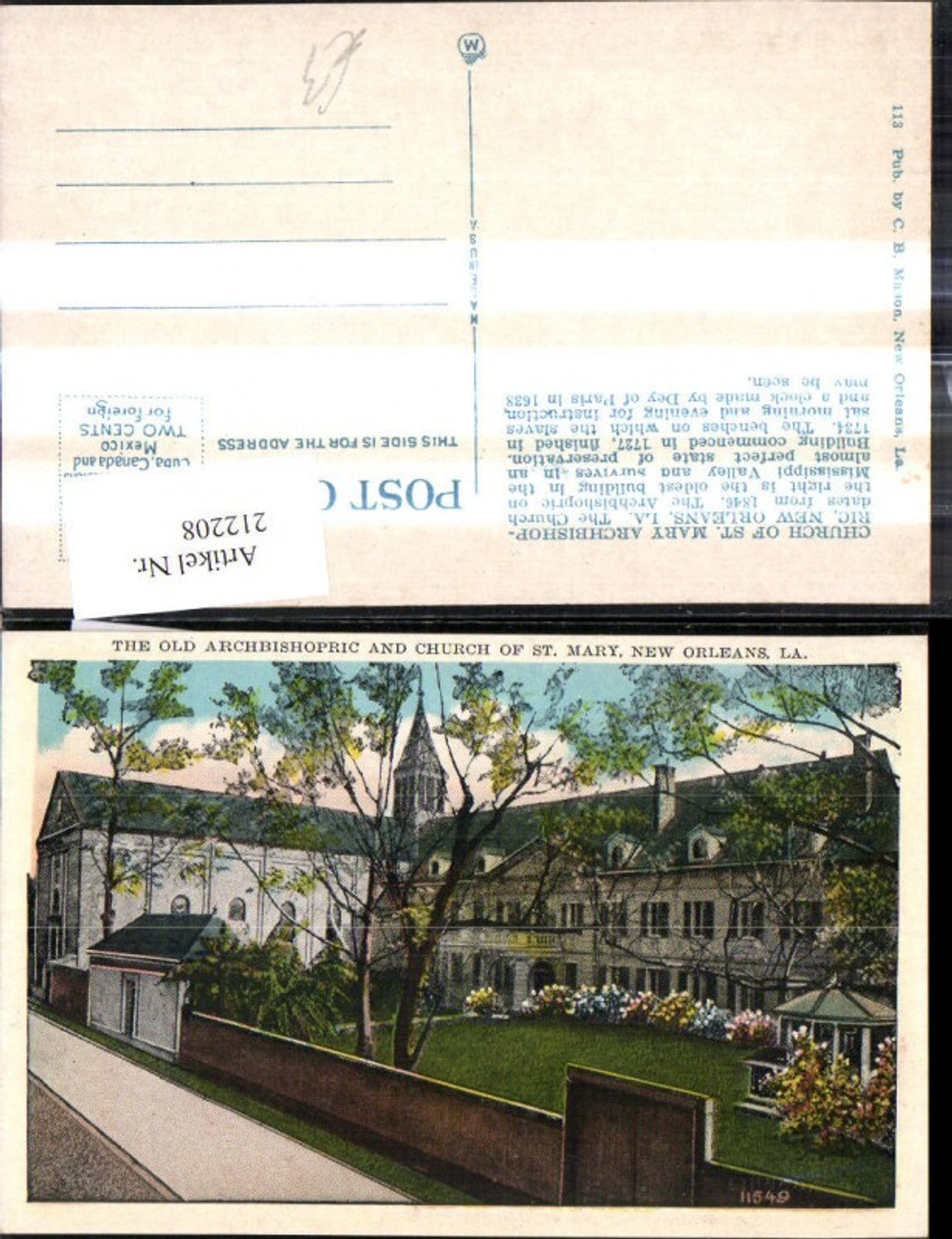 Alte Ansichtskarte – Old Postcard
