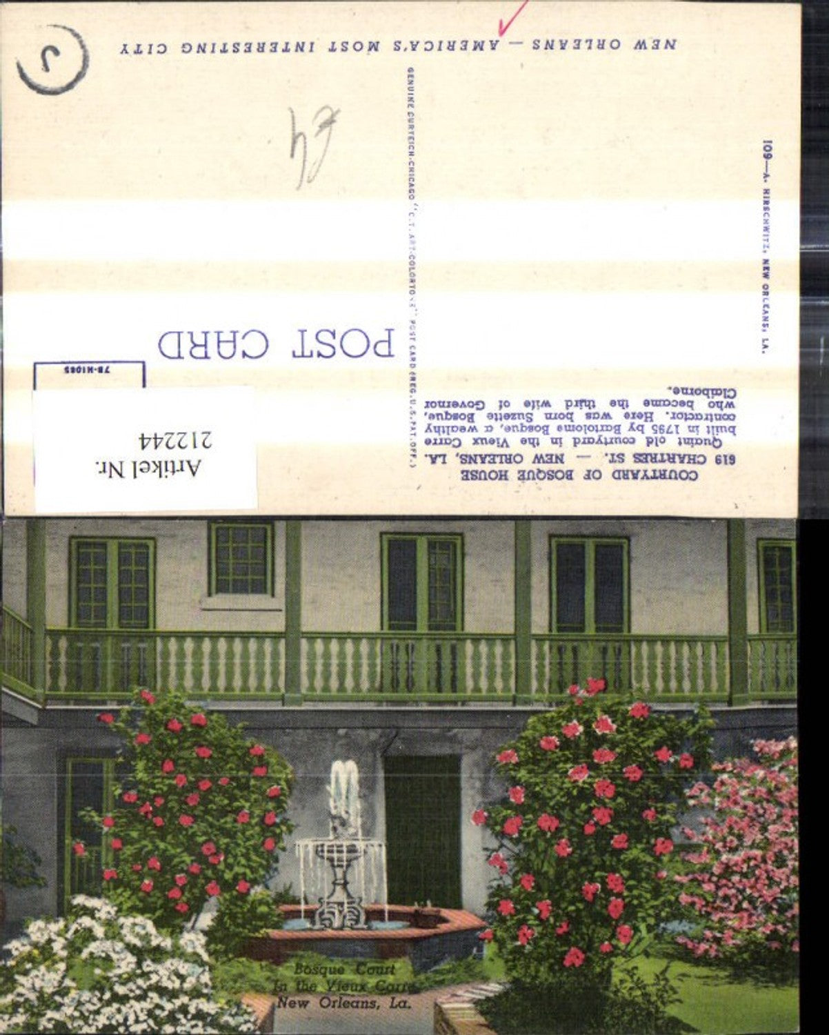 Alte Ansichtskarte – Old Postcard