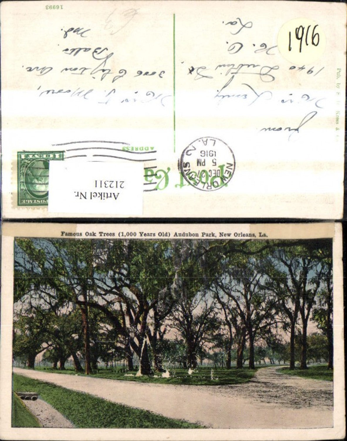 Alte Ansichtskarte – Old Postcard