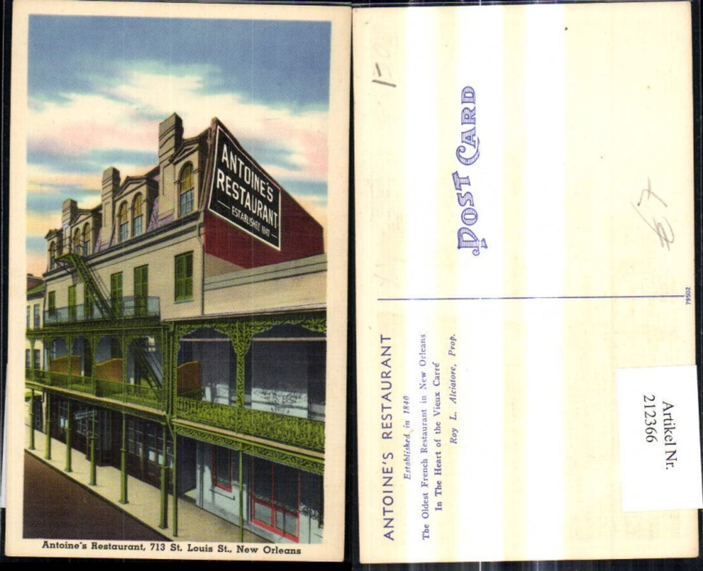 Alte Ansichtskarte – Old Postcard