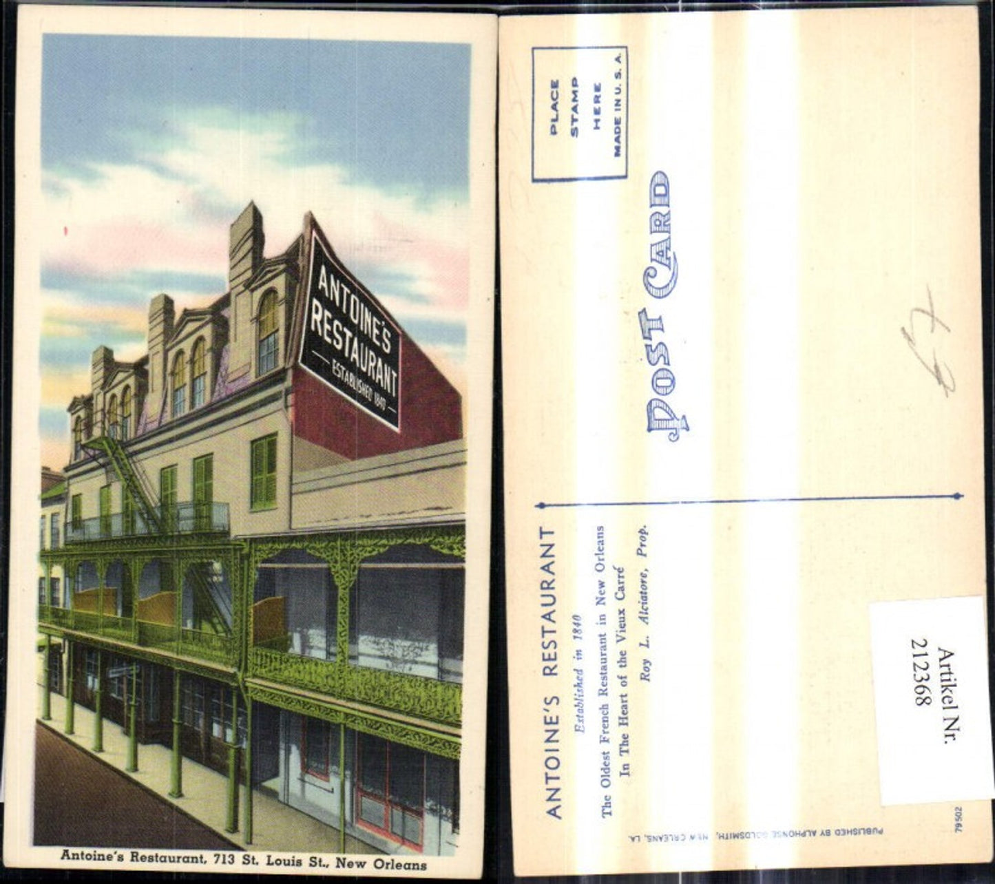 Alte Ansichtskarte – Old Postcard