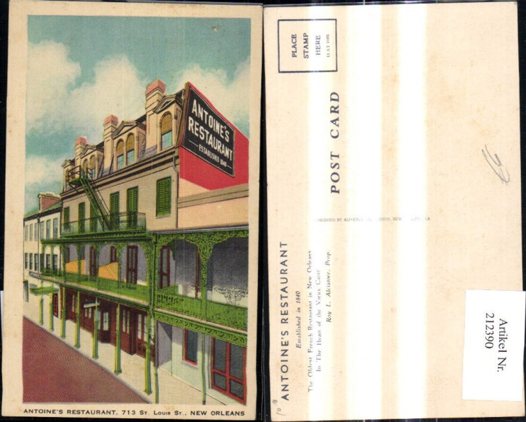 Alte Ansichtskarte – Old Postcard