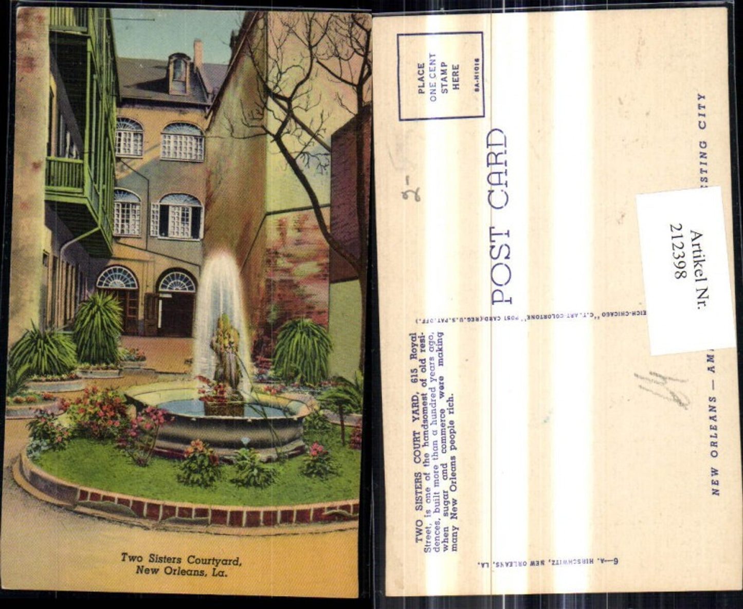 Alte Ansichtskarte – Old Postcard