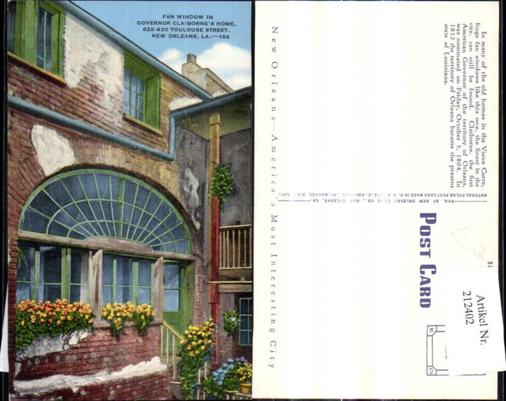 Alte Ansichtskarte – Old Postcard