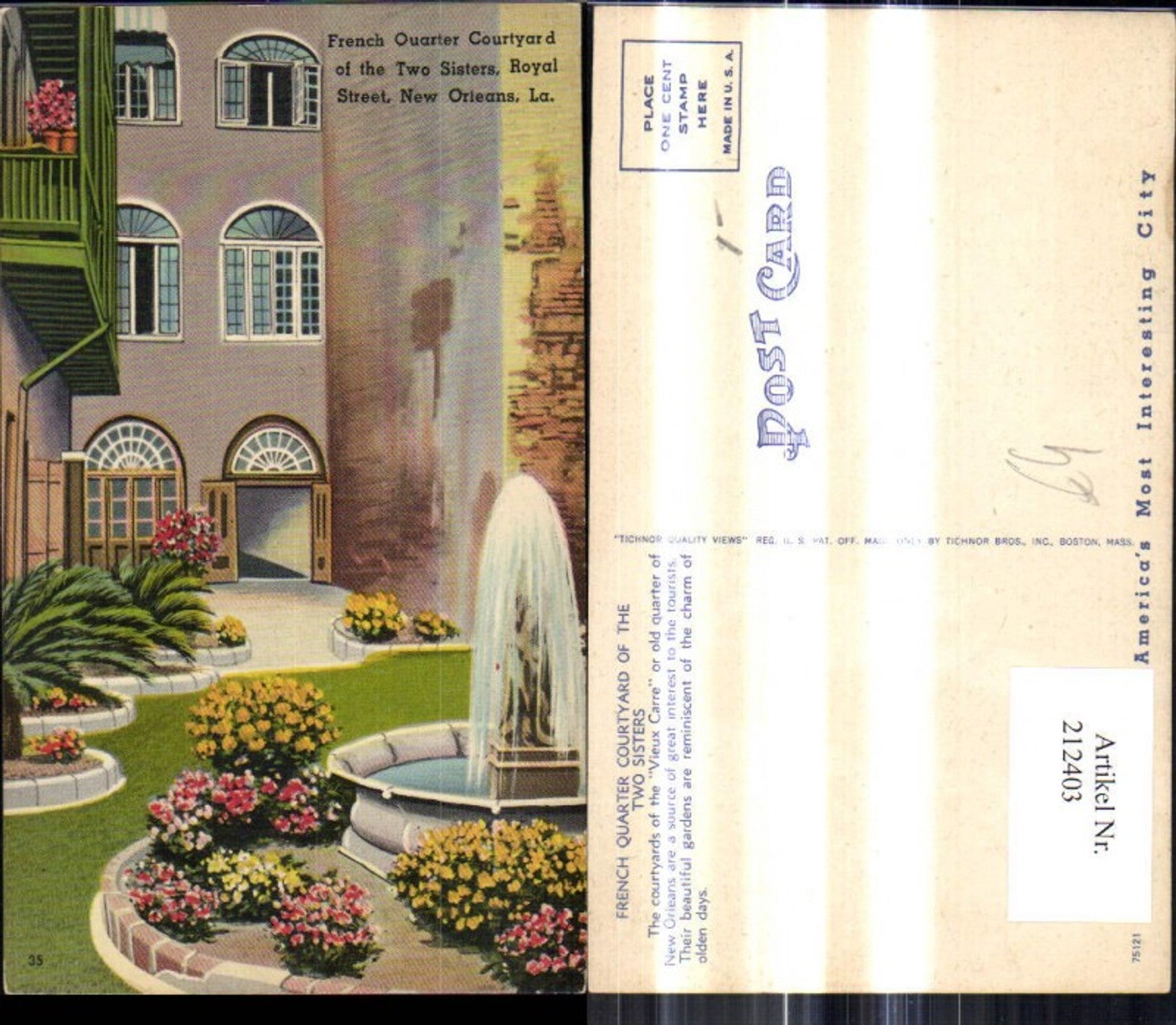 Alte Ansichtskarte – Old Postcard
