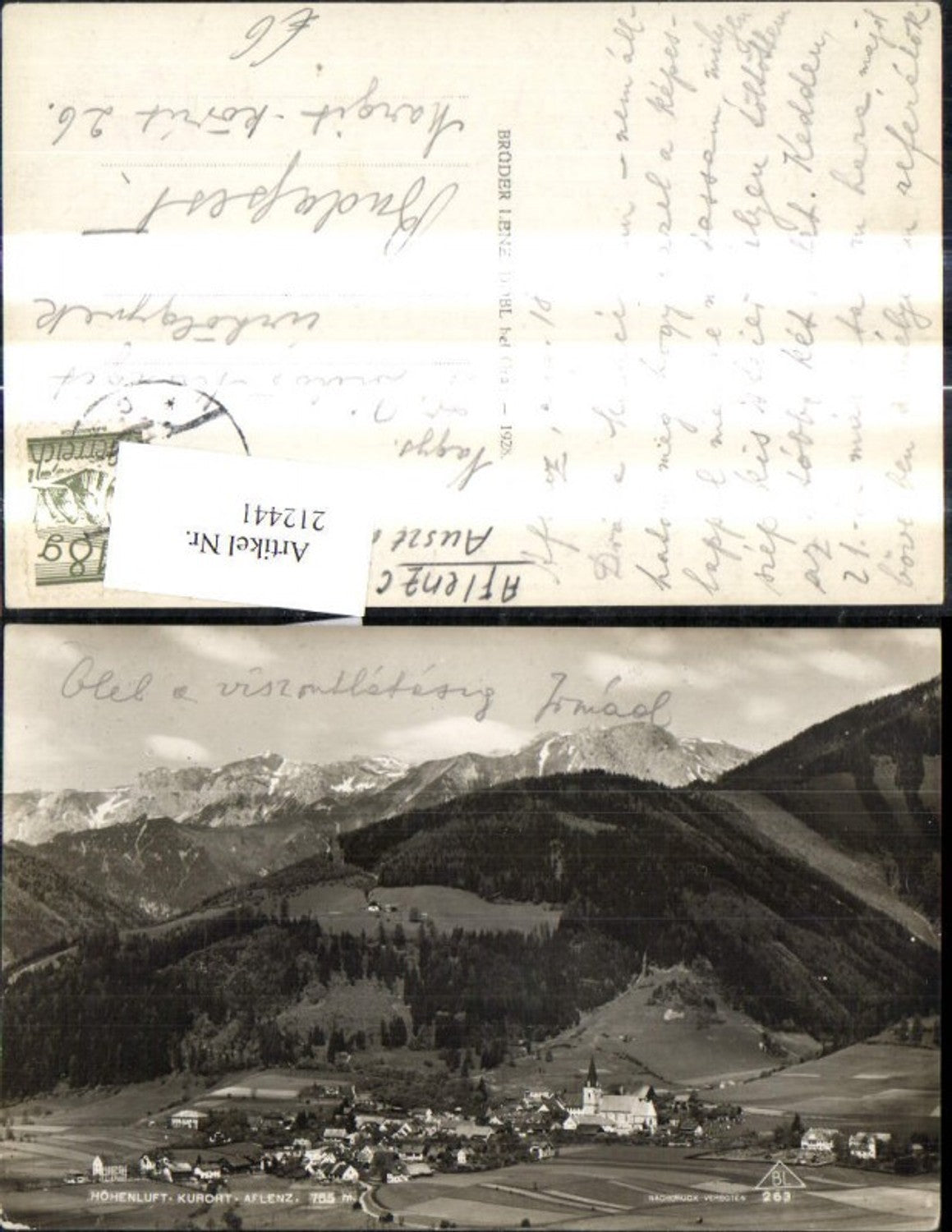 Alte Ansichtskarte – Old Postcard