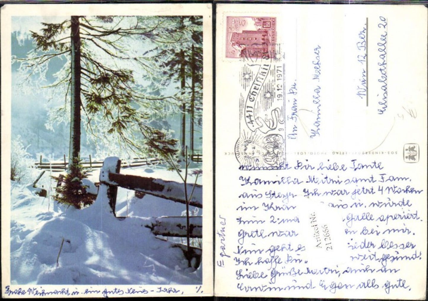Alte Ansichtskarte – Old Postcard
