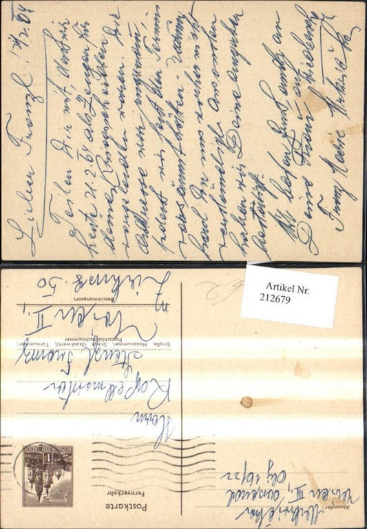 Alte Ansichtskarte – Old Postcard