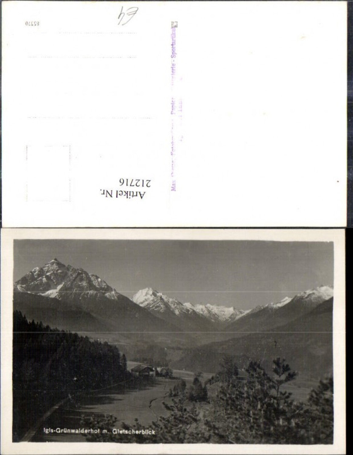 Alte Ansichtskarte – Old Postcard