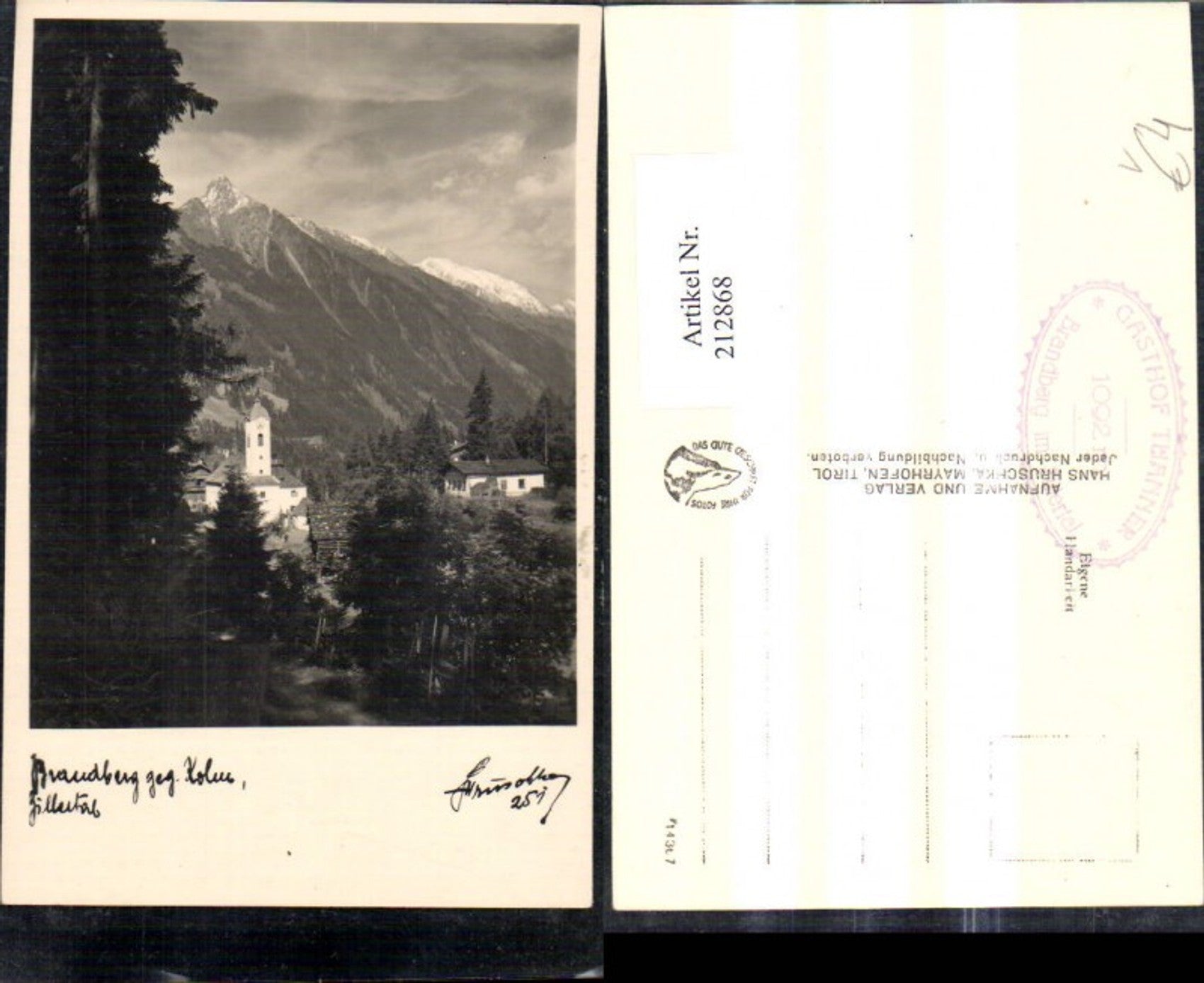 Alte Ansichtskarte – Old Postcard