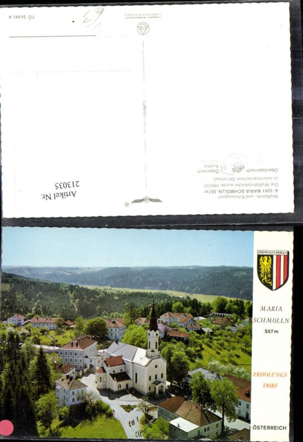 213035, Maria Schmolln aerial photograph pub Alpina Print